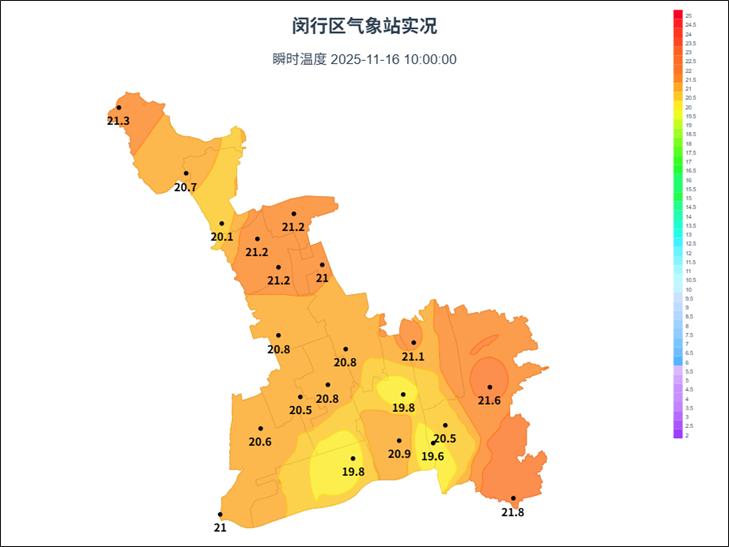 冷空气影响下明天气温一路下探_闵行天气预报_本区未来十天天气预报