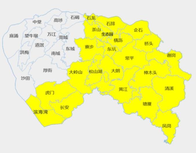 东莞台风杨柳强雷雨预警_东莞天气预报_东莞暴雨黄色预警