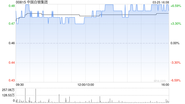 中国白银集团发布年度业绩 股东应占利润约5.86亿元同比大幅增加5783.3%