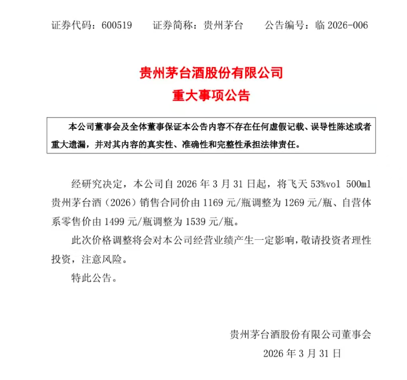 茅台涨价：对厂家、渠道、消费者、股东都有利好？